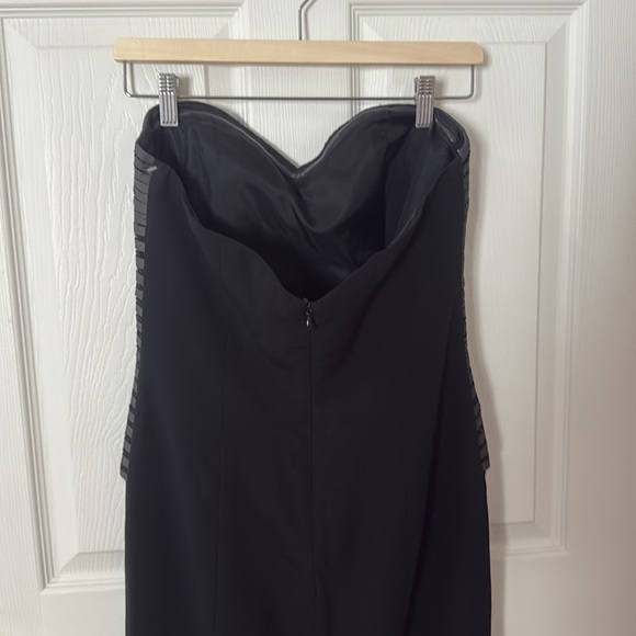 Vintage black strapless Daymor couture dress size 8 - Picture 6 of 7
